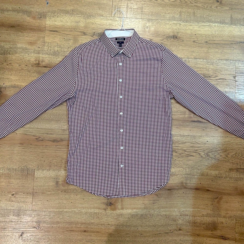Express Men’s Performance Dress Shirt - Slim Fit LARGE